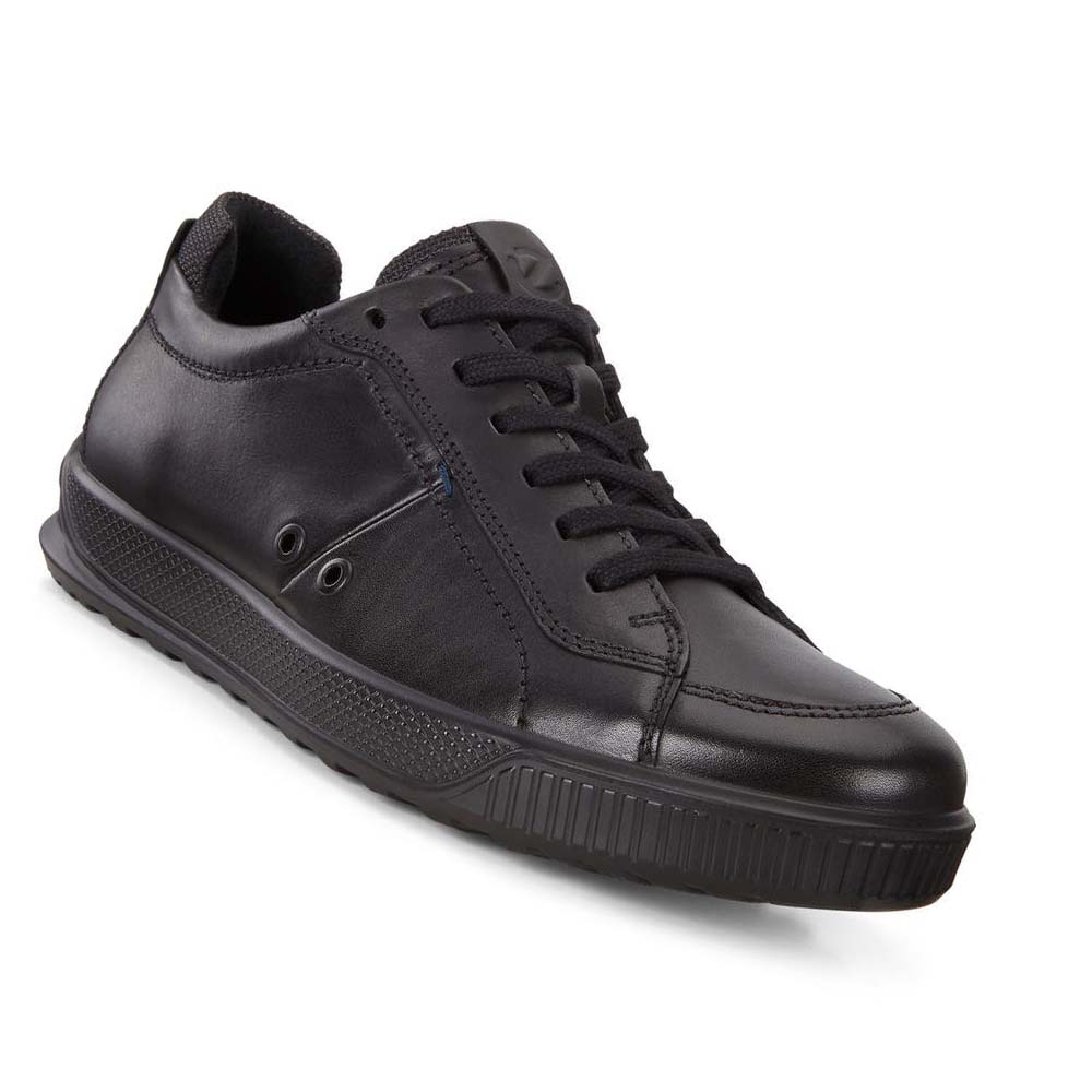 Men's Ecco Byway Sneakers Black / Black | Canada 610QMA